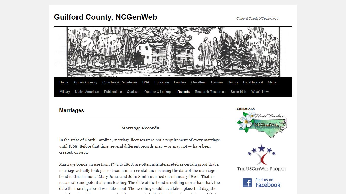 Marriages | Guilford County, NCGenWeb